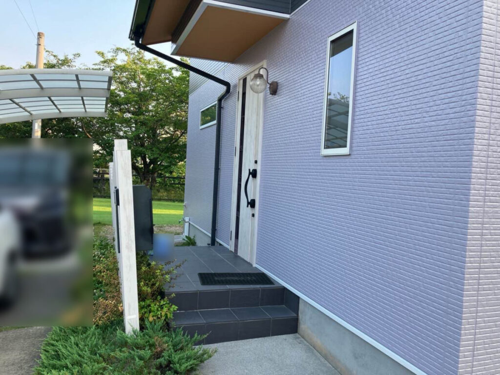 久留米市K様_施工後玄関まわり