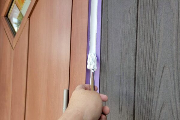 福岡県三井郡N様|外壁・屋根塗装_シーリング押し込み