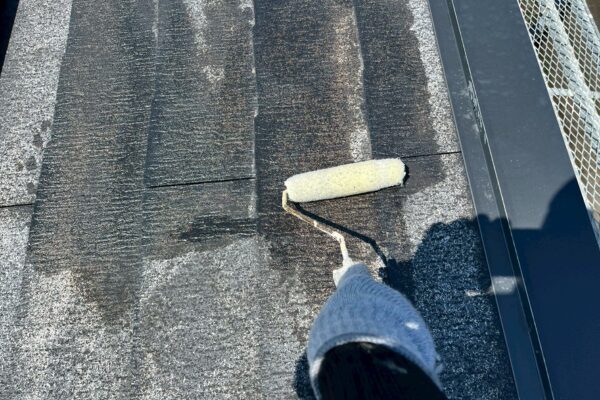 福岡県三井郡N様|外壁・屋根塗装_屋根下塗り