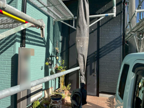 久留米市B様_施工後外壁塗り分け