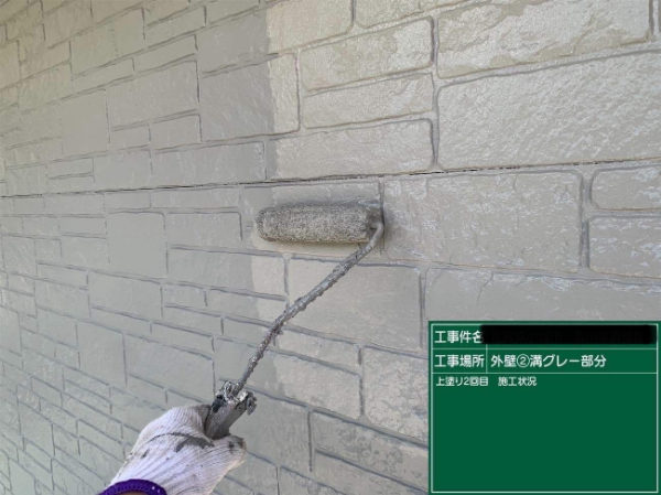 久留米市Y様邸_外壁塗装グレー