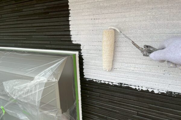 福岡県朝倉市U様②|外壁塗装_下塗り