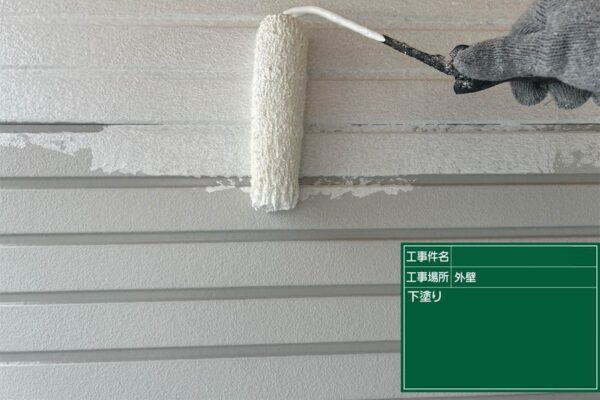 福岡県久留米市N様|外壁屋根塗装_外壁下塗り3