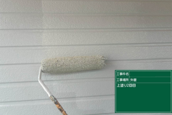 福岡県久留米市N様|外壁屋根塗装_外壁上塗り2