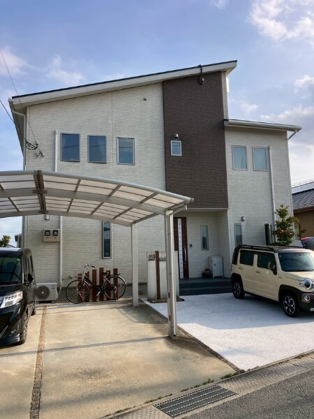 福岡県久留米市U様|外壁付帯部塗装_施工前