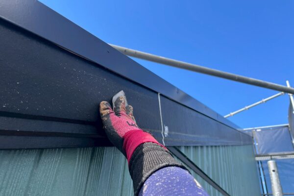 福岡県三井郡N様|外壁・屋根塗装③_破風ケレン