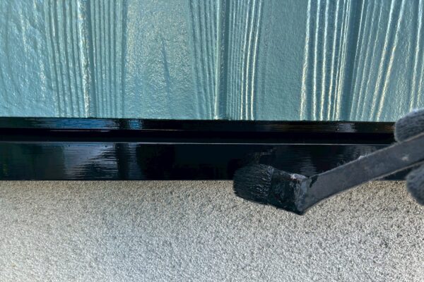 福岡県三井郡N様|外壁・屋根塗装③_水切り上塗り