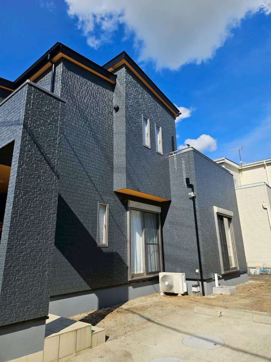 福岡県久留米市S様邸-外壁塗装-施工後の外観アイキャッチ