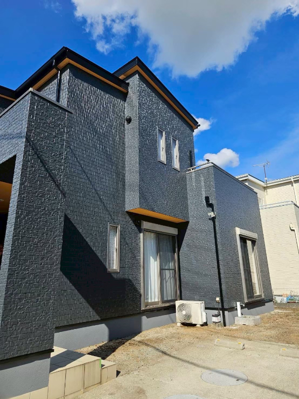 福岡県久留米市S様邸-外壁塗装-施工後の外観4