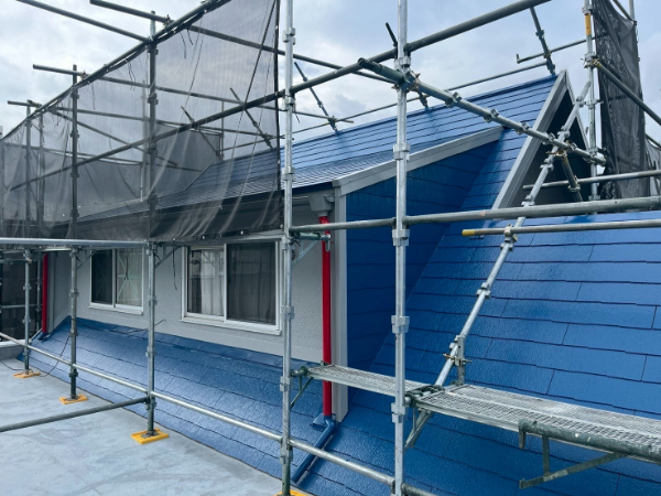 福岡県筑後市h様邸-外壁屋根塗装-屋根完成