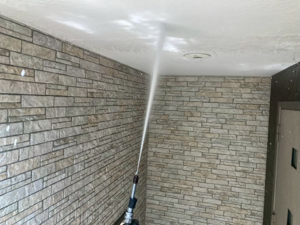 福岡県八女市O様邸-外壁塗装-高圧洗浄3