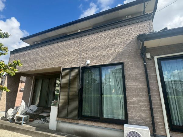 福岡県久留米市S様邸-外壁塗装-塗装前外構