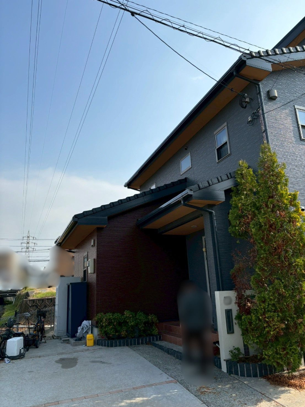 福岡県久留米市S様邸-外壁塗装-完成外観5