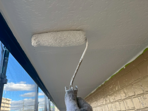 福岡県久留米市S様邸-外壁塗装-軒天井塗装