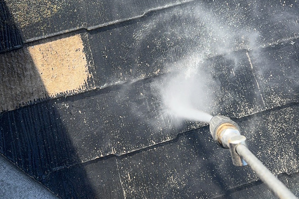 福岡県久留米市S様邸-外壁屋根付帯部塗装-施工前高圧洗浄11