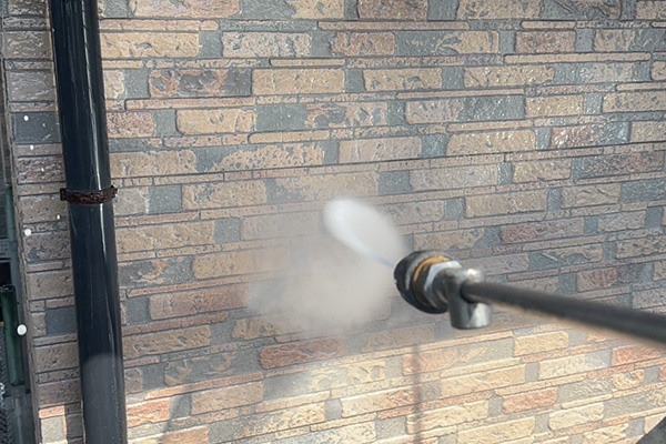 福岡県久留米市S様邸-外壁屋根付帯部塗装-施工前高圧洗浄10