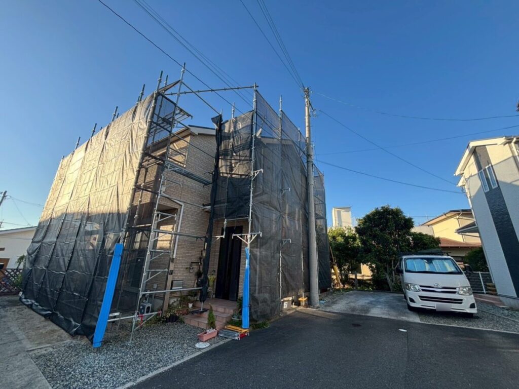 久留米市B様邸ー足場1