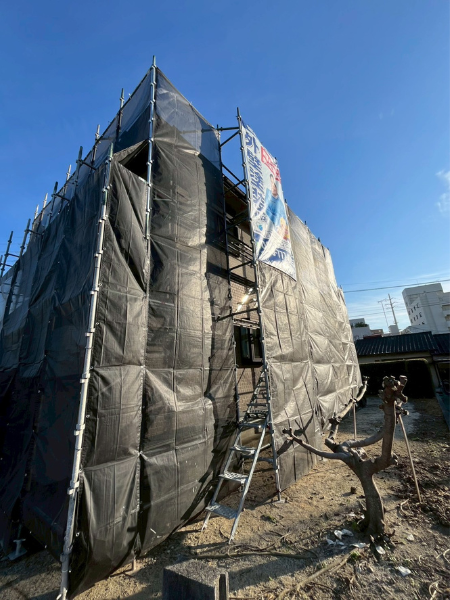 久留米市S様邸_足場